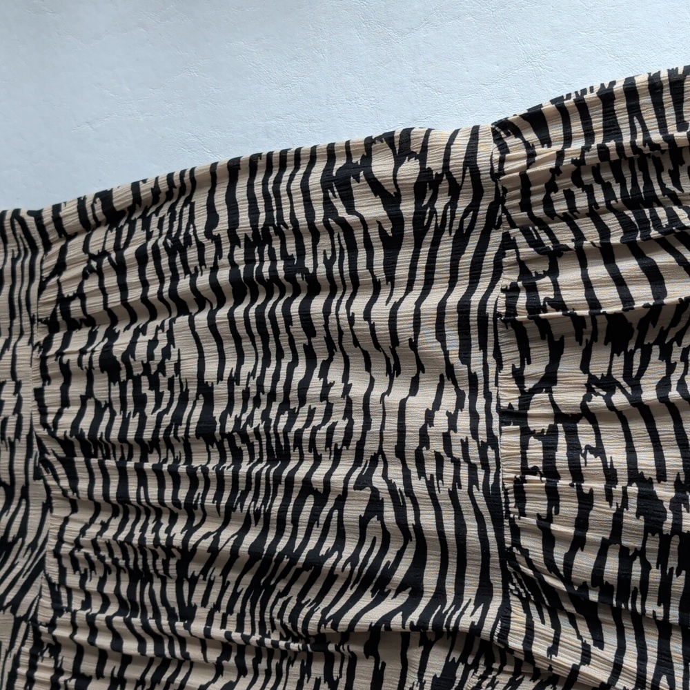 Rails Maty Sand Stone Maxi Animal Print Tiered Dress Women's Size Medium - Picture 8 of 9